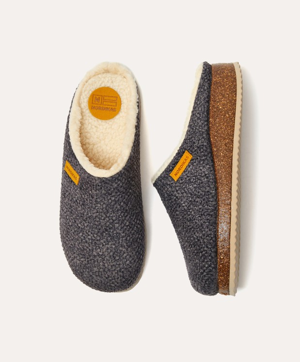 nordikas ZAPATILLAS DE CASA HOMBRE ALASKA PLOMO Liquidación