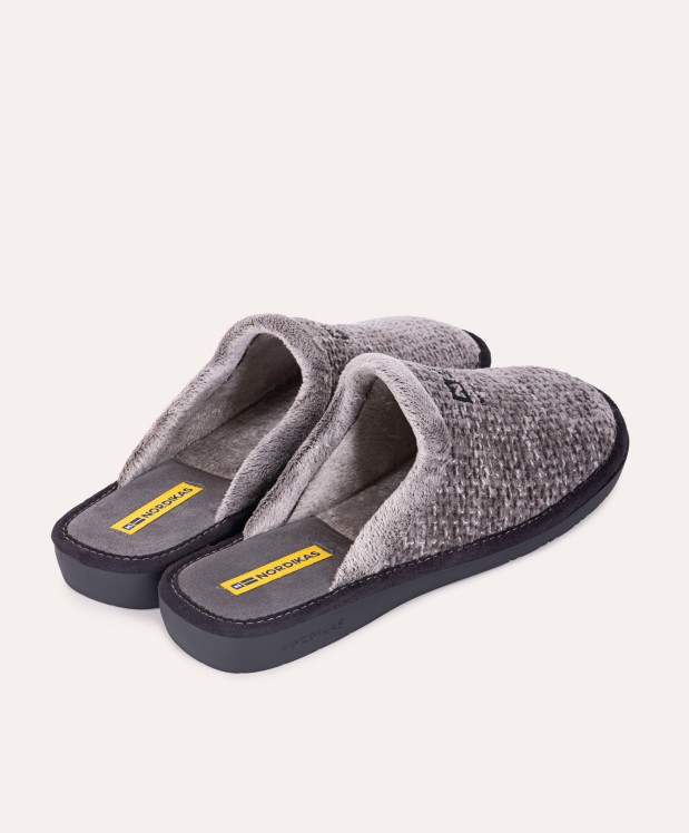 nordikas ZAPATILLAS DE CASA HOMBRE SIBERIA GRIS Tienda de fábrica