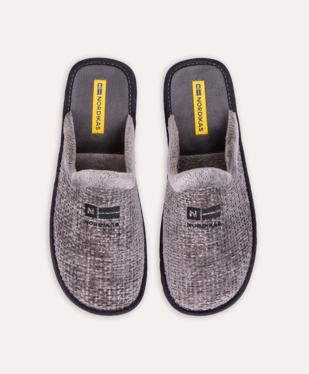 nordikas ZAPATILLAS DE CASA HOMBRE SIBERIA GRIS Tienda de fábrica
