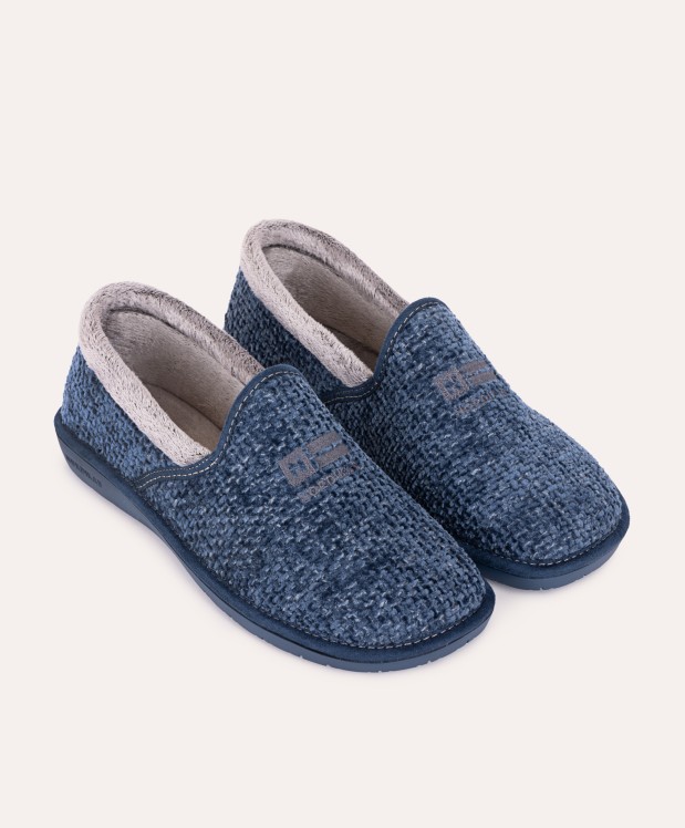 nordikas ZAPATILLAS DE CASA HOMBRE SIBERIA AZUL Limitado a 3 días