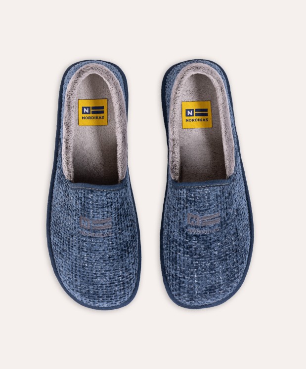 nordikas ZAPATILLAS DE CASA HOMBRE SIBERIA AZUL Limitado a 3 días