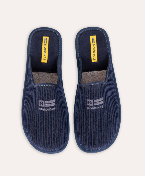 nordikas ZAPATILLAS DE CASA HOMBRE CORDELE MARINO Ahorra y exporta