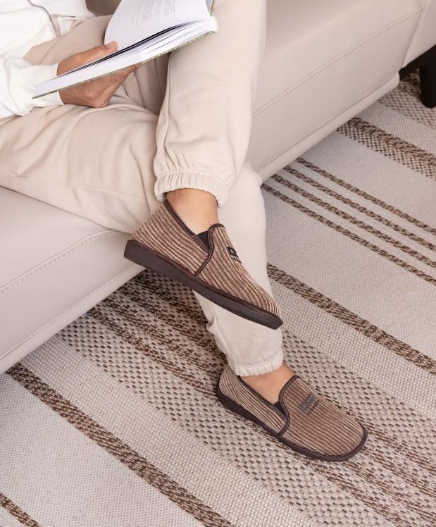nordikas ZAPATILLAS DE CASA HOMBRE CORDELE MOKA Precios de Black Friday