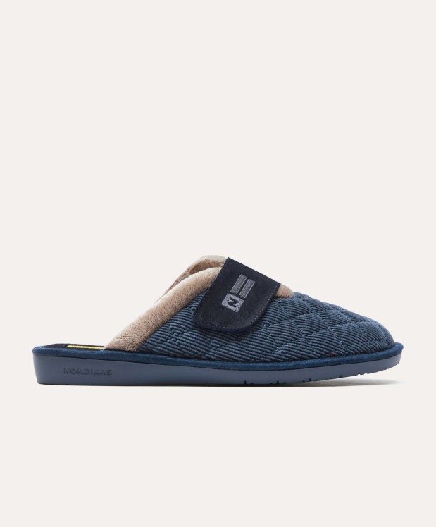 nordikas ZAPATILLAS DE CASA HOMBRE EDIMBURGO AZUL Libre de impuestos