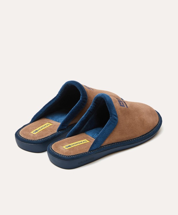 nordikas ZAPATILLAS DE CASA HOMBRE AFELPADO PIEDRA Ofertas especiales