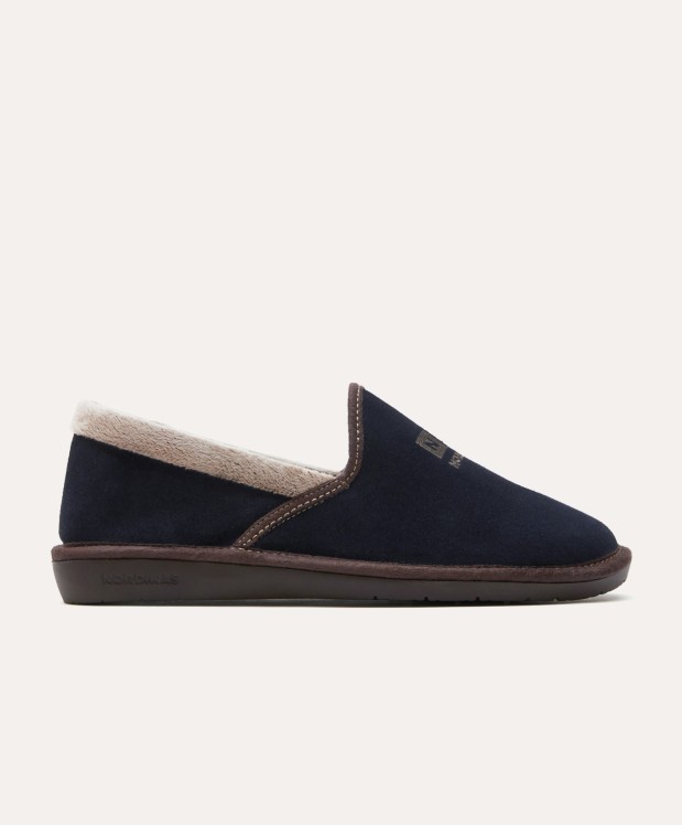 nordikas ZAPATILLAS DE CASA HOMBRE AFELPADO MARINO 2025