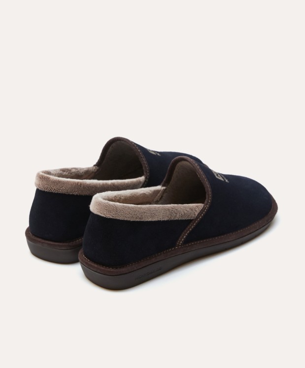 nordikas ZAPATILLAS DE CASA HOMBRE AFELPADO MARINO 2025