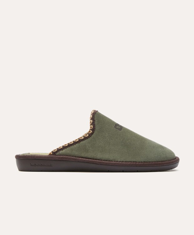 nordikas ZAPATILLAS DE CASA HOMBRE AFELPADO MUSGO Outlet online