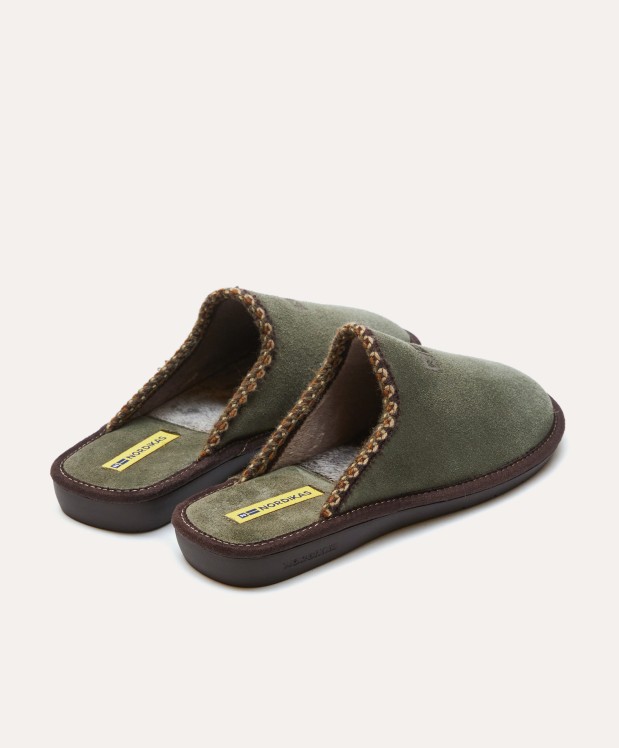 nordikas ZAPATILLAS DE CASA HOMBRE AFELPADO MUSGO Outlet online