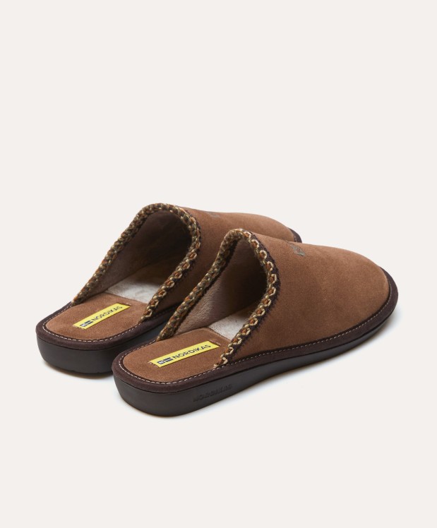 nordikas ZAPATILLAS DE CASA HOMBRE AFELPADO PIEDRA Rebajas