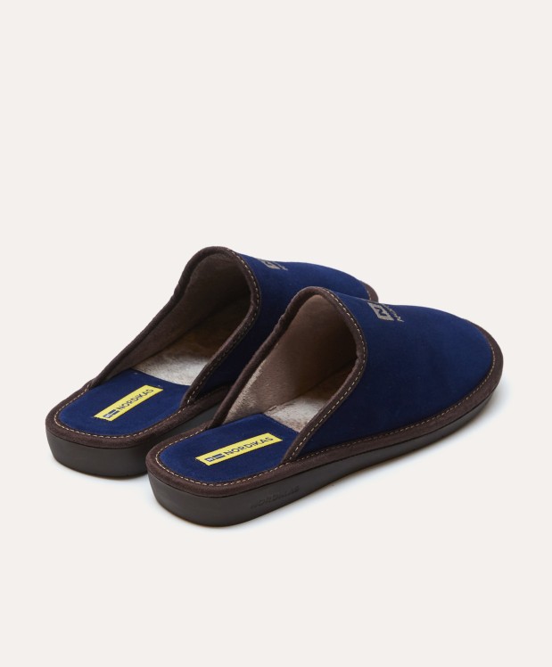 nordikas ZAPATILLAS DE CASA HOMBRE AFELPADO INDICO Ofertas