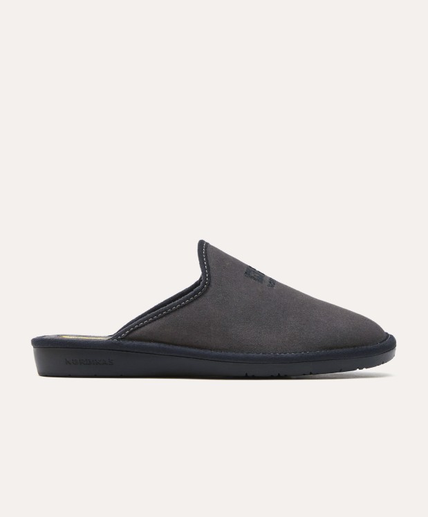 nordikas ZAPATILLAS DE CASA HOMBRE AFELPADO GRIS Venta caliente