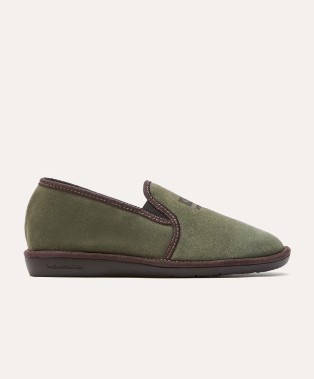 nordikas ZAPATILLAS DE CASA HOMBRE AFELPADO MUSGO Rebajas baratas