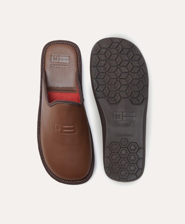nordikas ZAPATILLAS DE CASA HOMBRE DUBLIN MARRON Mejor oferta