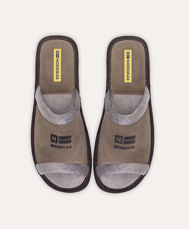 nordikas ZAPATILLAS DE CASA HOMBRE AFELPADO PIEDRA Últimos 2 días