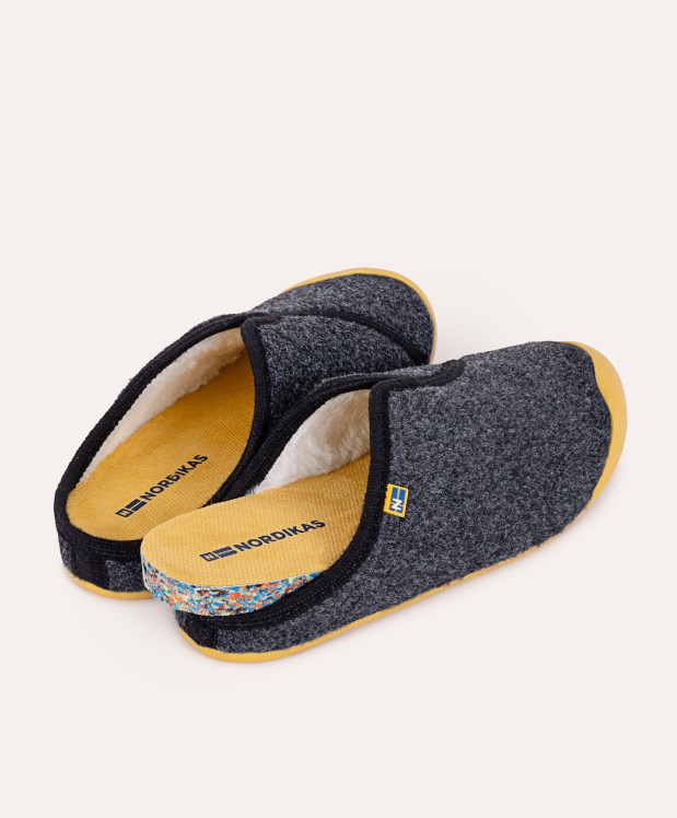 nordikas ZAPATILLAS DE CASA HOMBRE ARTIK NEGRO Superdescuento