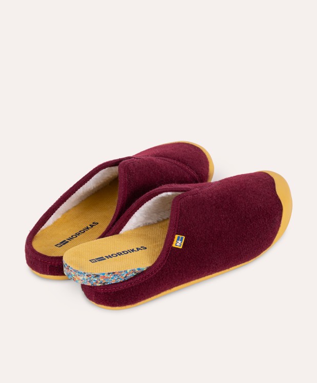 nordikas ZAPATILLAS DE CASA HOMBRE ARTIK BURDEOS Grandes descuentos