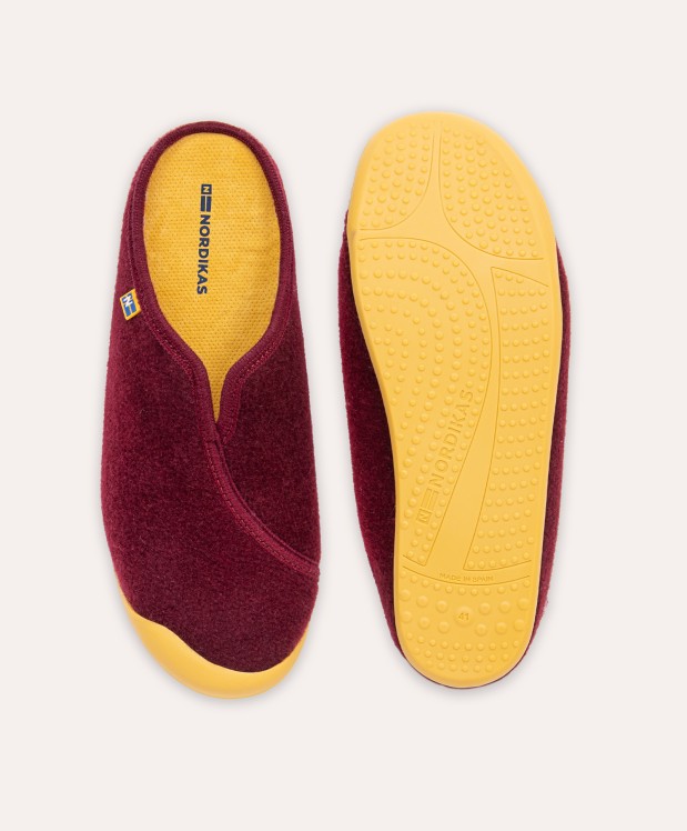 nordikas ZAPATILLAS DE CASA HOMBRE ARTIK BURDEOS Grandes descuentos