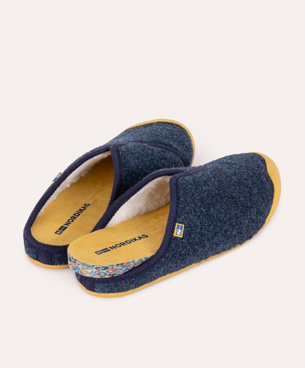 nordikas ZAPATILLAS DE CASA HOMBRE ARTIK MARINO Liquidación