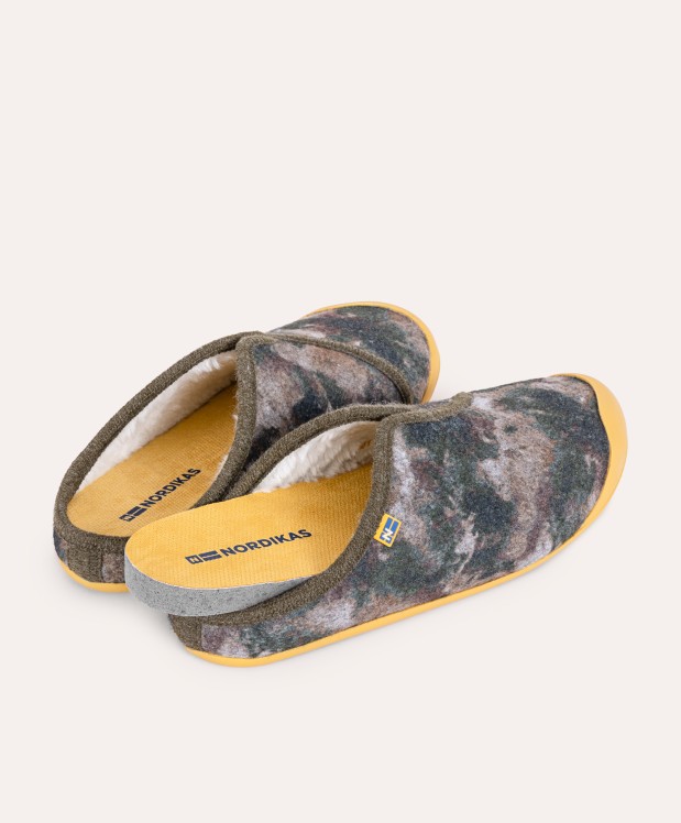 nordikas ZAPATILLAS DE CASA HOMBRE ORION KAKI Libre de impuestos