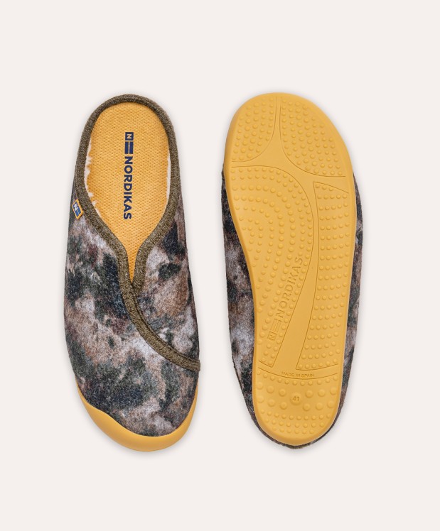 nordikas ZAPATILLAS DE CASA HOMBRE ORION KAKI Libre de impuestos