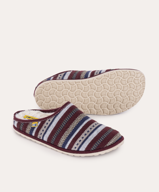 nordikas ZAPATILLAS DE CASA HOMBRE LAPONIA BURDEOS Descuento por venta flash