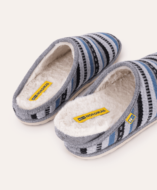 nordikas ZAPATILLAS DE CASA HOMBRE LAPONIA GRIS Ofertas de temporada