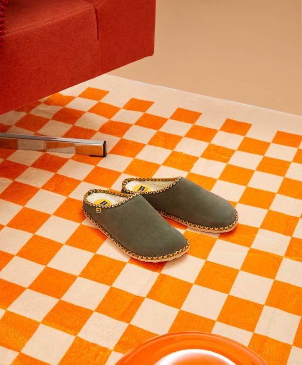 nordikas ZAPATILLAS DE CASA HOMBRE AFELPADO MUSGO Ofertas especiales
