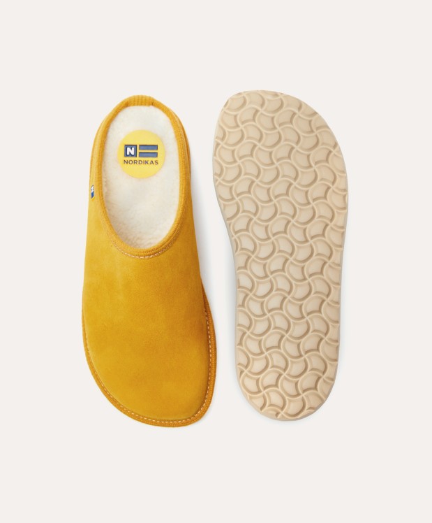 nordikas ZAPATILLAS DE CASA HOMBRE AFELPADO YELLOW 2025