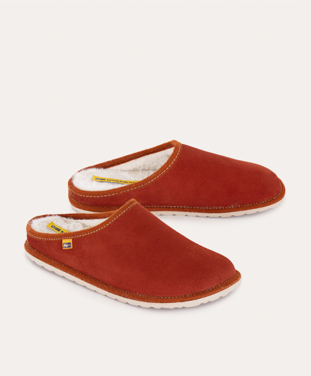 nordikas ZAPATILLAS DE CASA HOMBRE AFELPADO TEJA Rebajas