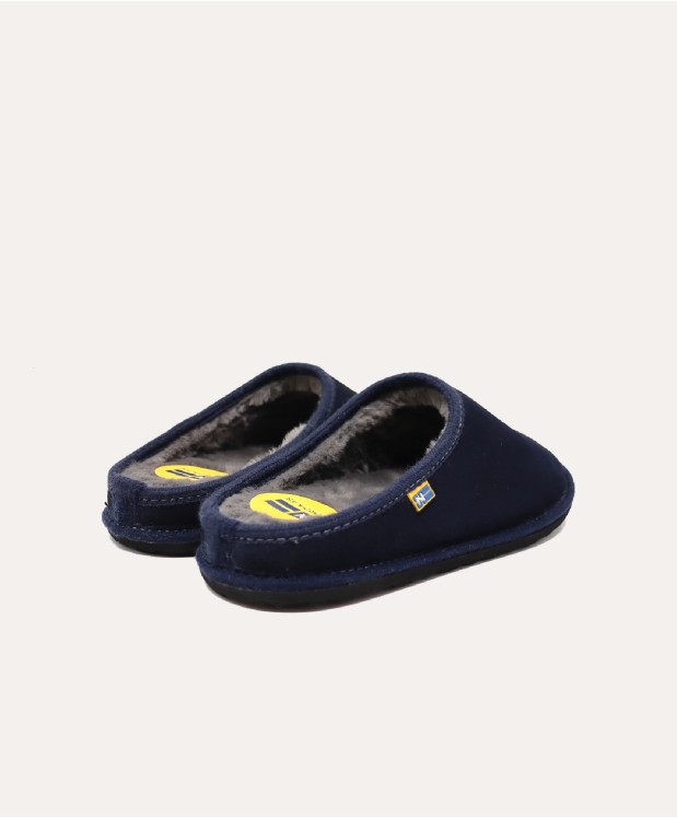 nordikas ZAPATILLAS DE CASA HOMBRE AFELPADO MARINO En oferta