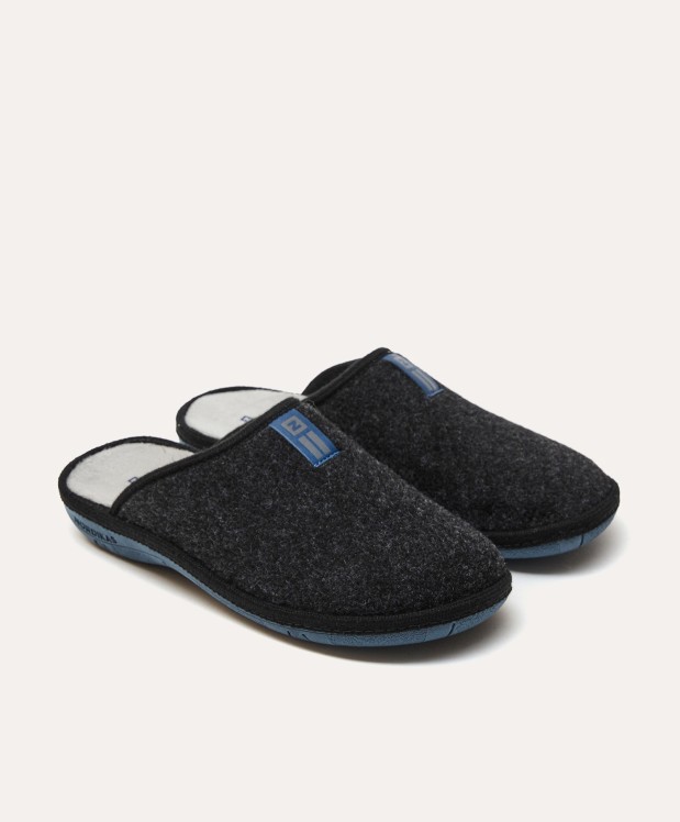 nordikas ZAPATILLAS DE CASA HOMBRE TIROL NEGRO Ventas relámpago