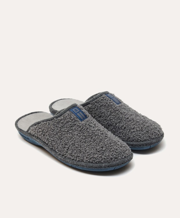 nordikas ZAPATILLAS DE CASA HOMBRE TEDDY GRIS Rebajas top