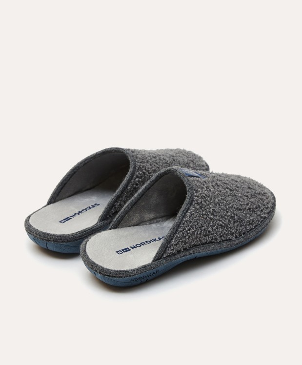nordikas ZAPATILLAS DE CASA HOMBRE TEDDY GRIS Rebajas top