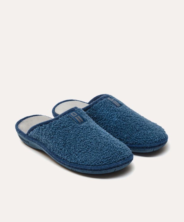nordikas ZAPATILLAS DE CASA HOMBRE TEDDY DENIM Envío gratis