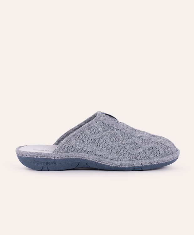 nordikas ZAPATILLAS DE CASA HOMBRE TRENZA GRIS Oferta especial