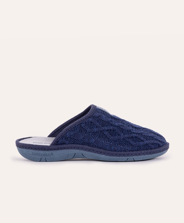 nordikas ZAPATILLAS DE CASA HOMBRE TRENZA MARINO Envío gratis