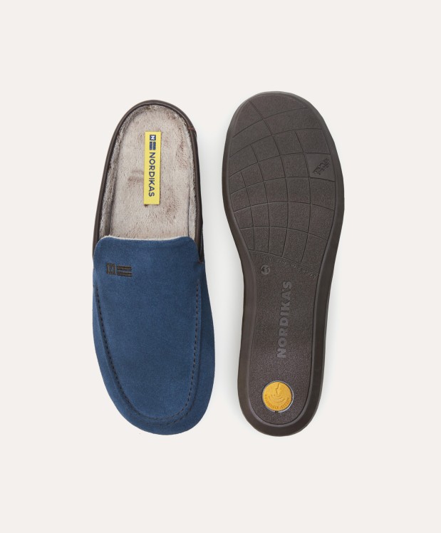 nordikas ZAPATILLAS DE CASA HOMBRE AFELPADO JEANS ÚLTIMAS EDICIONES