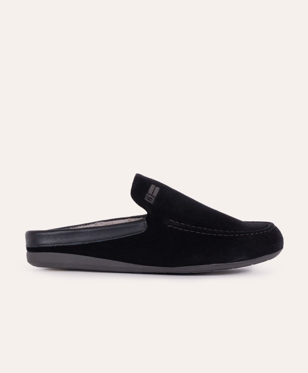 nordikas ZAPATILLAS DE CASA HOMBRE AFELPADO NEGRO DUBLIN NEGRO Último día