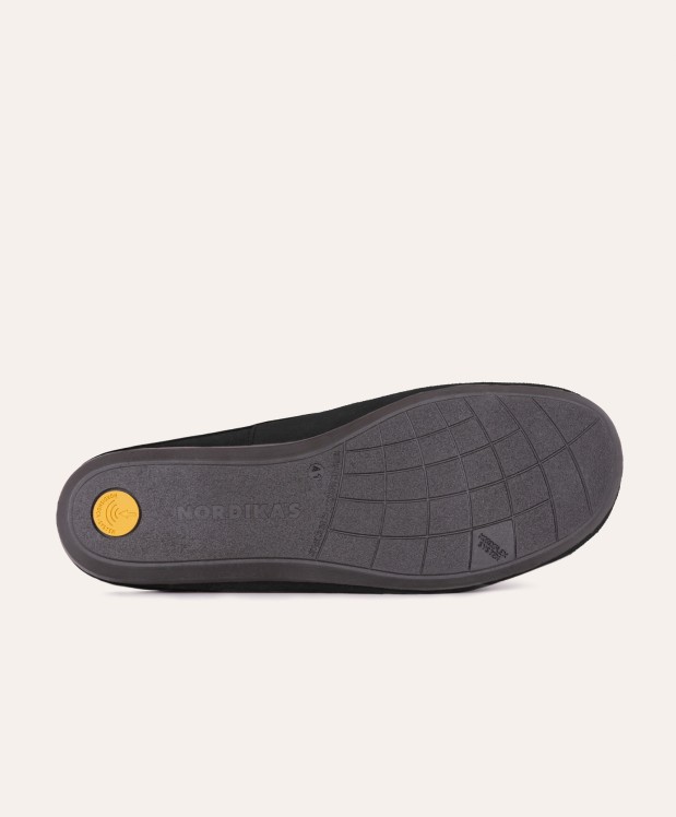 nordikas ZAPATILLAS DE CASA HOMBRE AFELPADO NEGRO DUBLIN NEGRO Último día
