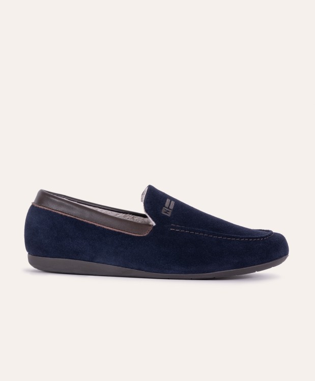 nordikas ZAPATILLAS DE CASA HOMBRE AFELPADO MARINO Solo hoy