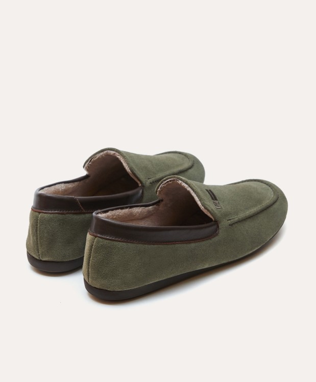 nordikas ZAPATILLAS DE CASA HOMBRE AFELPADO MUSGO Promoción trimestral