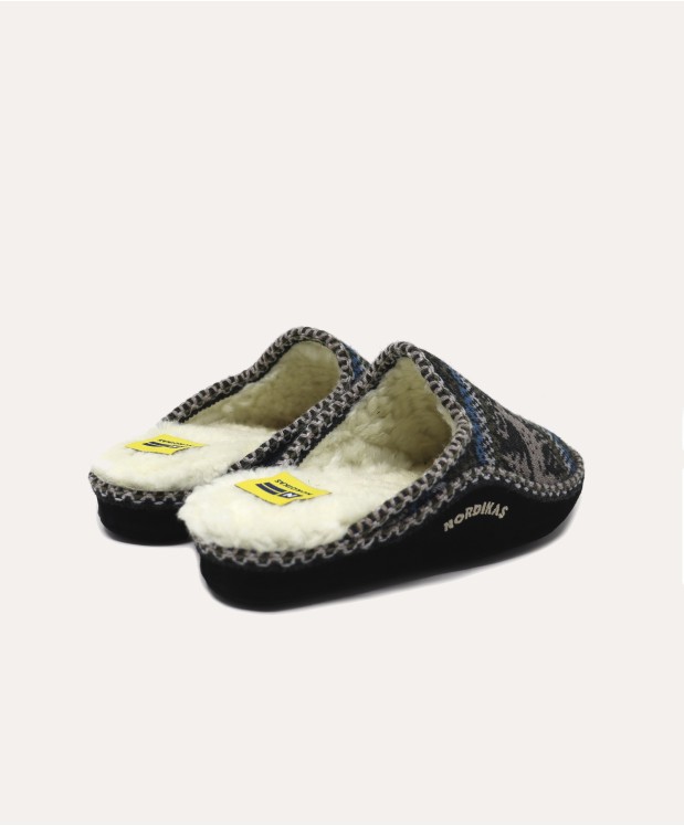nordikas ZAPATILLAS DE CASA HOMBRE CIERVO NEGRO Solo queda un día