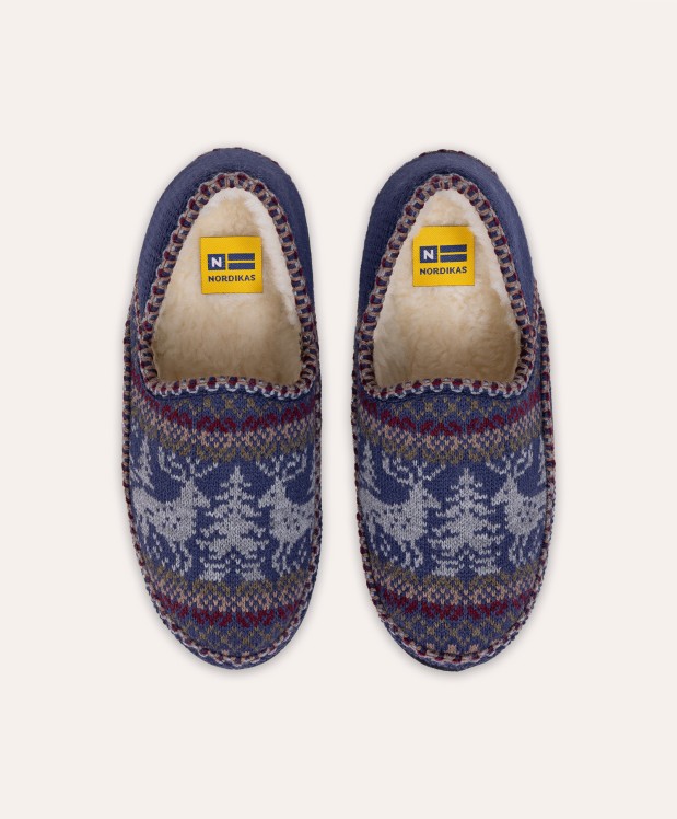 nordikas ZAPATILLAS DE CASA HOMBRE CIERVO MARINO Liquidación