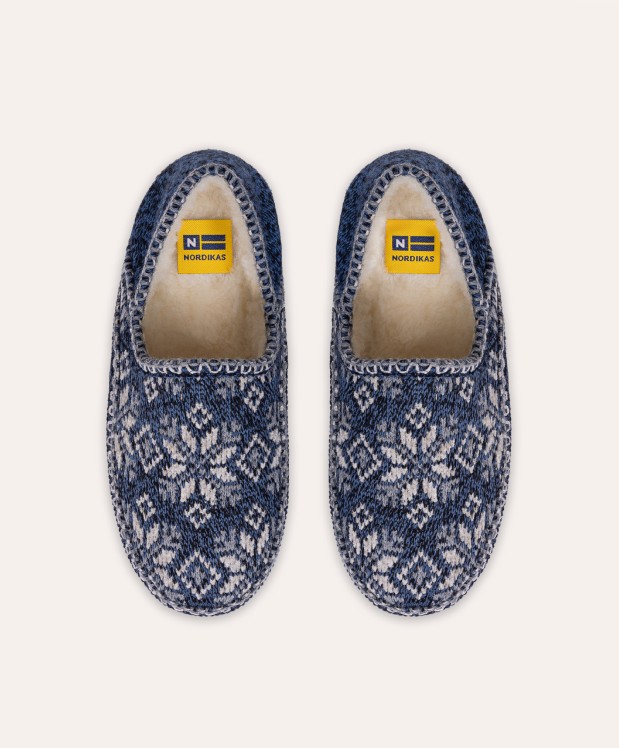 nordikas ZAPATILLAS DE CASA HOMBRE SNOW MARINO Tienda de fábrica