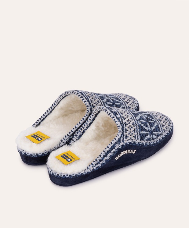 nordikas ZAPATILLAS DE CASA HOMBRE TEIDE MARINO En oferta