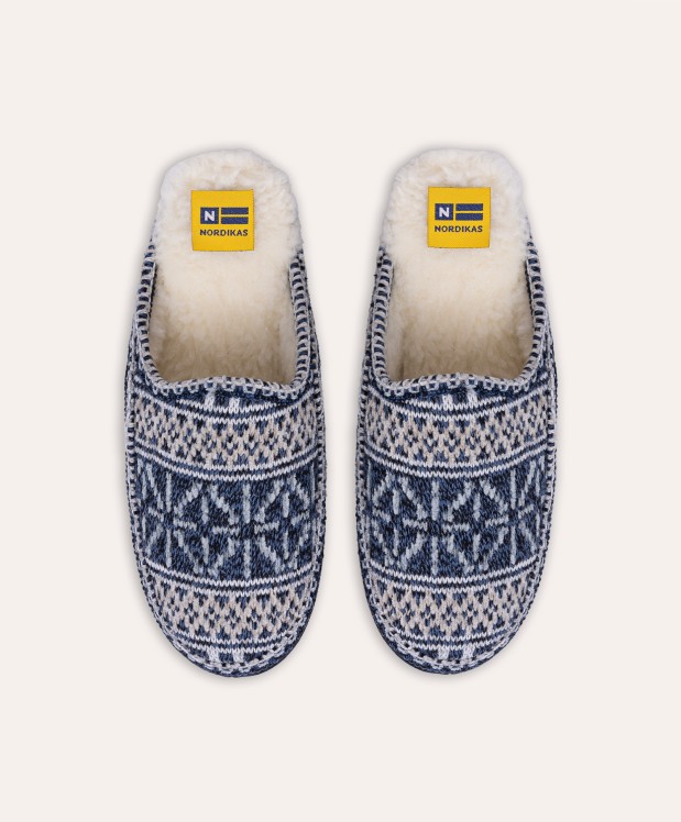 nordikas ZAPATILLAS DE CASA HOMBRE TEIDE MARINO En oferta