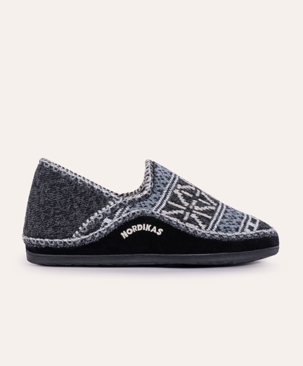 nordikas ZAPATILLAS DE CASA HOMBRE TEIDE NEGRO Descuentos del mes