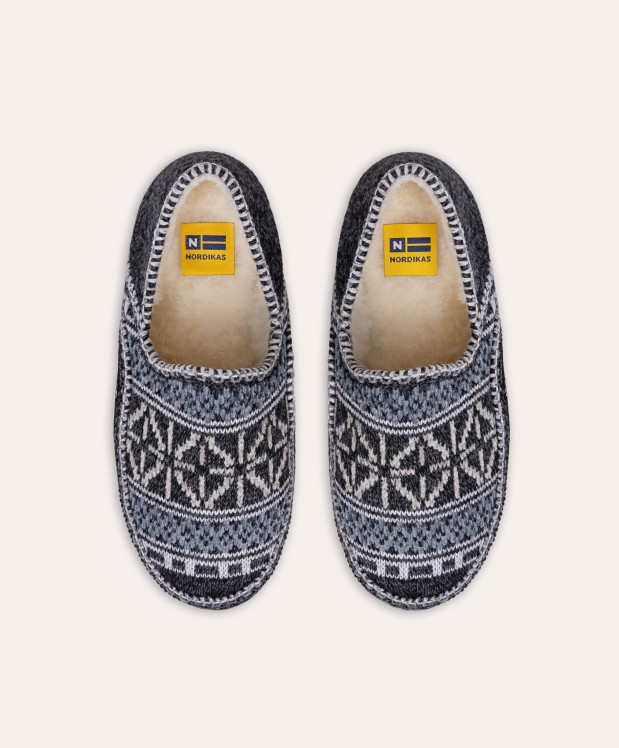 nordikas ZAPATILLAS DE CASA HOMBRE TEIDE NEGRO Descuentos del mes
