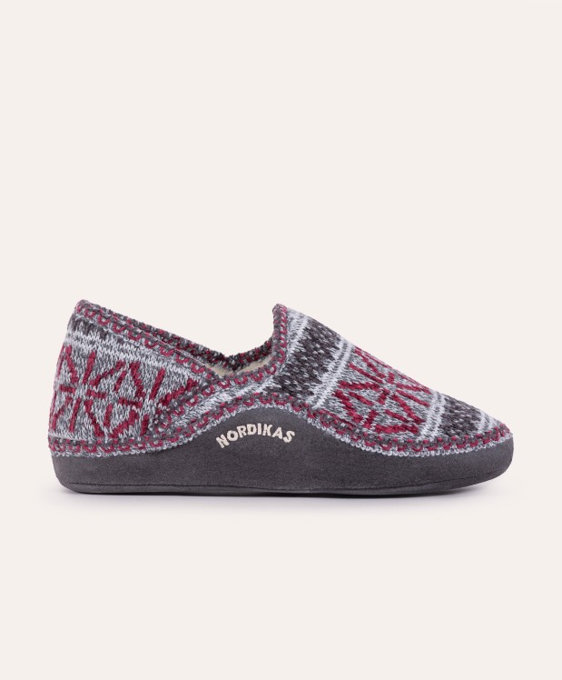 nordikas ZAPATILLAS DE CASA HOMBRE TEIDE GRIS Oferta exclusiva